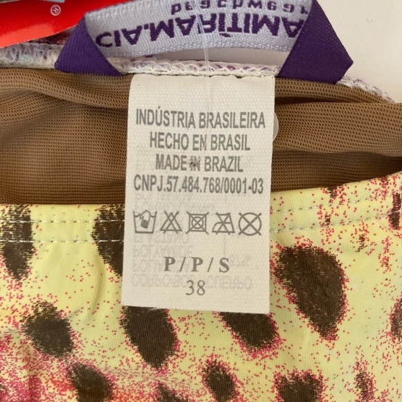 CIA MARITIMA Animal Print Tanga Bikini Bottom Brand New Petite Small - Picture 6 of 7